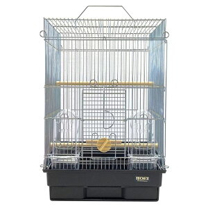 HOEI 鳥かご 35手のり G黒底 ブラック 小鳥 小鳥用金属製ケージ セキセイ 文鳥 小型インコ フィンチ 豊栄金属工業