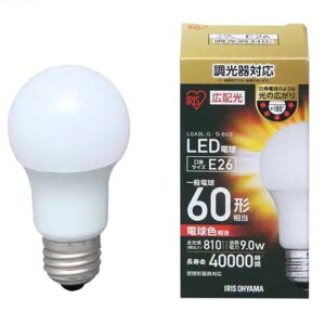 �A�C���X�I�[���} LED�d���L�z�� ���� �d���F60�`�����i810lm�j LDA9L-G-E26/D-6V2