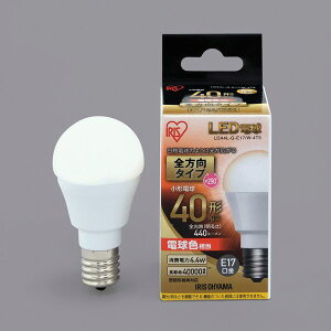 �A�C���X�I�[���} LED�d�� E17 �S�����^�C�v �d���F 40�`�����i440lm�j LDA4L-G-E17/W-4T5