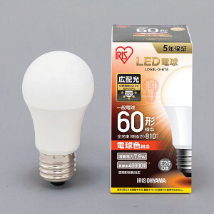 �A�C���X�I�[���} LED�d�� E26 �L�z���^�C�v �d���F 60�`�����i810lm�j LDA8L-G-6T5