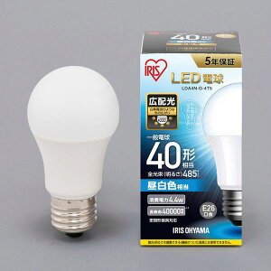 �A�C���X�I�[���} LED�d�� E26 �L�z���^�C�v �����F 40�`�����i485lm�j LDA4D?G?4T5
