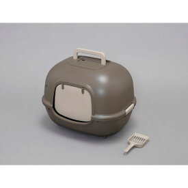 アイリスオーヤマ 脱臭ワイド猫トイレ ブラウン WNT?510