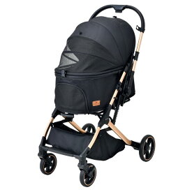 【即納在庫品】 GEX (ジェックス) OSOTO GRACE QCII ノワール ペットカート 折りたたみ リバーシブルハンドル 22kg以下 犬 猫
