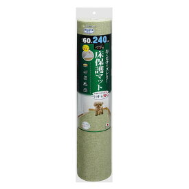 おくだけ吸着 ペット用床保護マット 60×240cm GR サンコー
