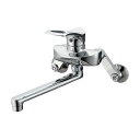 【即納在庫品】 三栄水栓（SANEI) K1712-13 シングルレバー混合水栓 壁付タイプ K1712-13 キッチン用 混合栓 2穴 一般…