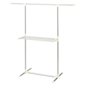 ベストコ 伸縮自在 物干しH型 ライトグレー NY− 276