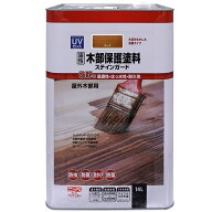 ニッペ(Nippe) 浸透・はっ水・高耐久 油性木部保護塗料ステインガード チーク 14L ウッドデッキ・ログハ…