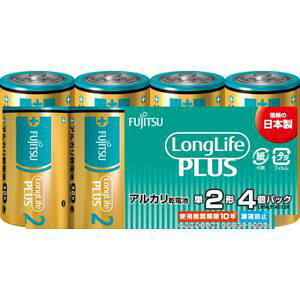 FUJITSU(�x�m��) �A���J�����d�r �����O���C�t�v���X �P2�` 4�{�p�b�N LR14PS(4S)