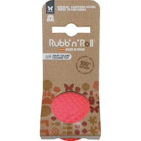 プラッツ 犬 玩具 アジリティグッズ Rubb n Roll ソフトラバーボール パピー レッド ペット用品