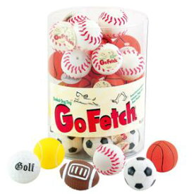 Go Fetch！ ミニスポーツボール 犬用おもちゃ PZ70435 プラッツ　1個　アソート（ランダム）