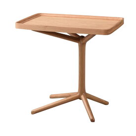 テーブル サイドテーブル ソファテーブルおしゃれ 北欧完成品 W54×D33×H51/38.5 ナチュラル 2WAY GT-880NA 東谷 azumaya