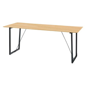 ダイニングテーブル 6人掛け おしゃれ 幅180 食卓 テーブル スチール脚 木製 約W180×D80×H73 ナチュラル ルカ JPB-96OAK 東谷 azumaya