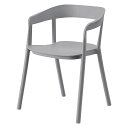 チェア ダイニングチェア 椅子 イス デスクチェア 北欧 おしゃれ 完成品 W57×D51.5×H76 グレー アームチェア CL-504GY 東谷 azumaya