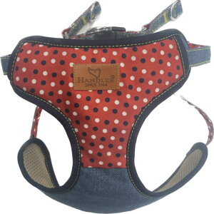 エブリデイ ドットデニムソフト軽胴輪M 赤 アース・ペット