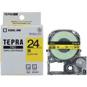 ��KING JIM �y�����z�u�e�v���vPRO�e�[�v 24mm �����x��/������ ����8m�k�i��:SC24Y�l�y0051675:0�z[�X�����s��]