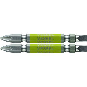 ��VESSEL ���ʃr�b�g 2�{�g (�����R���r) +1/-5×65mm�k�i��:GS141565�l�y1026678:0�z[�X�����s��]