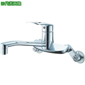■SANEI シングル混合栓 キッチン用 上向きパイプ 寒冷地用〔品番:K2710EK13〕【1147083:0】[店頭受取不可]