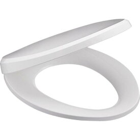 ■SANEI 前丸便座 簡単取付 ワンタッチ着脱 ホワイト〔品番:PW9032WW〕【1147789:0】[店頭受取不可]