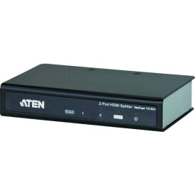■ATEN ビデオ分配器 HDMI / 1入力 / 2出力 / 4K対応〔品番:VS182A〕【1152282:0】[店頭受取不可]