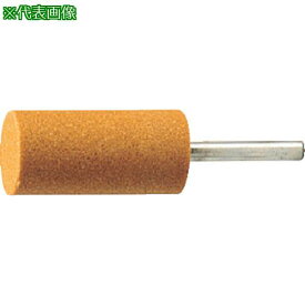 ■TRUSCO 軸付砥石WA 円筒型 Φ3X幅13X軸3 #80 10本入〔品番:MO021P〕【1266420:0】[店頭受取不可]