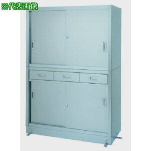 ���V���R�[ �X�e�����X�ۊǌ� ��i���x�[�X�t VD�^ (���o�E�㉺�X�e�����X��) 1800×600×1750�k�i��:VD18060�l�y1297281:0�z[�@�l�E���Ə�����][�O������][�X�����s��]