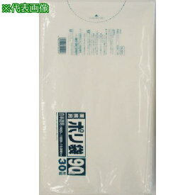 ■サニパック N-9H業務用ポリ袋白半透明90L 30枚《10冊入》〔品番:N9HHCL〕【1352555×10:0】[送料別途見積り][店頭受取不可]