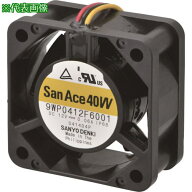 ■SanAce 防水ファン(40×20mm DC12V パルスセンサ付き)〔品番:9WP0412H6001〕【1488420:0】[送料別途見…