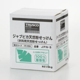 ■TRUSCO ジャプピカ天然粉せっけん 5kg (1個=1箱)〔品番:JPN5〕【1759264:0】[店頭受取不可]