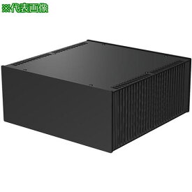 ■タカチ 縦型ヒートシンク式アルミサッシケース ブラック〔品番:HY992323BB〕【1960766:0】[法人・事業所限定][外直送元][店頭受取不可]