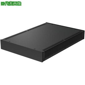 ■タカチ 縦型ヒートシンク式アルミサッシケース ブラック〔品番:HY442333BB〕【1970068:0】[法人・事業所限定][外直送元][店頭受取不可]