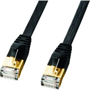 ��SANWA CAT7�E���g���t���b�gLAN�P�[�u��(5m�A�u���b�N)�k�i��:KBFLU705BK�l�y2019759:0�z[�����ʓr���ς�][�f�O���][�X�����s��]