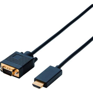 ELECOM HDMIpVGAϊP[uki:CACHDMIVGA10BKly2047068:0z[Xs]