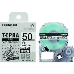 ��KING JIM �y�����z�u�e�v���vPRO�e�[�v 50mm ���S�����x�� �����x��/������ ����8m�k�i��:SS50KW�l�y2066181:0�z[�X�����s��]