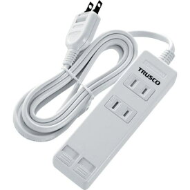 ■【在庫限り】TRUSCO USB充電ポート付きタップ 2個口2ポート4.8A〔品番:TUT2S2P〕【2072714:0】[店頭受取不可]