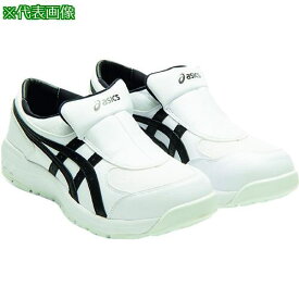 ■ASICS ウィンジョブCP211 SLIPーОN ホワイト×ブラック 26.0CM〔品番:1273A031.10026.0〕【2178577:0】[店頭受取不可]