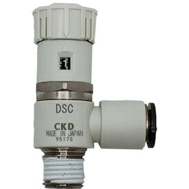 ■CKD ダイヤル付スピードコントローラ〔品番:DSC810IL〕【2519213:0】[送料別途見積り][掲外取寄][店頭受取不可]