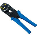 ■HOZAN 圧着工具 圧着ペンチ(絶縁閉端子用)〔品番:P736〕【2617421:0】[店頭受取不可]