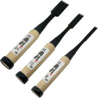 ■KAKURI 追入のみ 面取3本組 9・15・24mm白樫柄〔品番:41922〕【2681117:0】[店頭受取不可]
