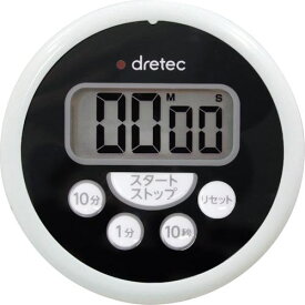 ■dretec 洗えるタイマー ブラック〔品番:T533BKHA〕【2708372:0】[店頭受取不可]