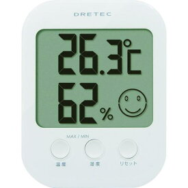 ■dretec デジタル温湿度計 オプシス〔品番:O230WT〕【2866317:0】[店頭受取不可]