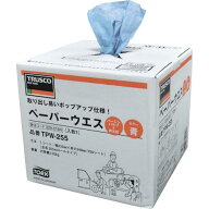 ■TRUSCO ペーパーウエス 235mmX255m ポップアップタイプ 1巻入〔品番:TPW255〕【3295184:0】[店頭受取不…