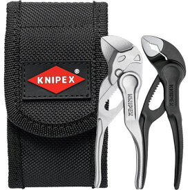 ■KNIPEX コブラXS+プライヤーレンチXSセット〔品番:002072V04XS〕【3371076:0】[店頭受取不可]