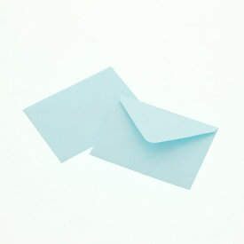 ■【在庫限り】HEIKO ミニ横型封筒 ブルー 20枚入り〔品番:007242407〕【3407291:0】[店頭受取不可]