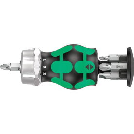 ■Wera スタビ差替式ラチェットドライバー RA3〔品番:008885〕【3425744:0】[店頭受取不可]