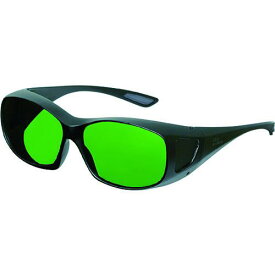 ■リケン レーザー用二眼型保護メガネ(YAG・ファイバー用)メガネ併用可〔品番:RSX4YG〕【3550451:0】[店頭受取不可]