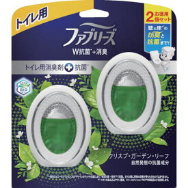 ■【在庫限り】P&G ファブリーズ W消臭 トイレ用消臭剤+抗菌 クリスプ・ガーデン・リーフ 6ml×2個〔品番:917308〕【3654509:0】[店頭受取不可]