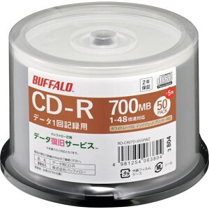 BUFFALO wfBA CD-R PCf[^p 700MB @l`l 50+5ki:ROCR07D055PWZly3822056:0z[Xs]