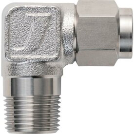 ■潤工社 ステンレス継手 エルボ(ミリ系列) 6×4mm PT3/8〔品番:L6X4PT38SUS〕【3832086:0】[店頭受取不可]