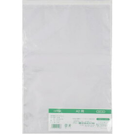 ■IRL OPP袋フタ付シール付き A2用〔品番:OBT28〕【3859178:0】[店頭受取不可]