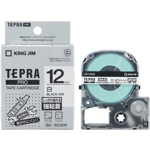 ��KING JIM �y�����z�u�e�v���vPRO�e�[�v 12mm ���S�����x�� �����x��/������ ����8m�k�i��:SS12KW�l�y3859240:0�z[�X�����s��]